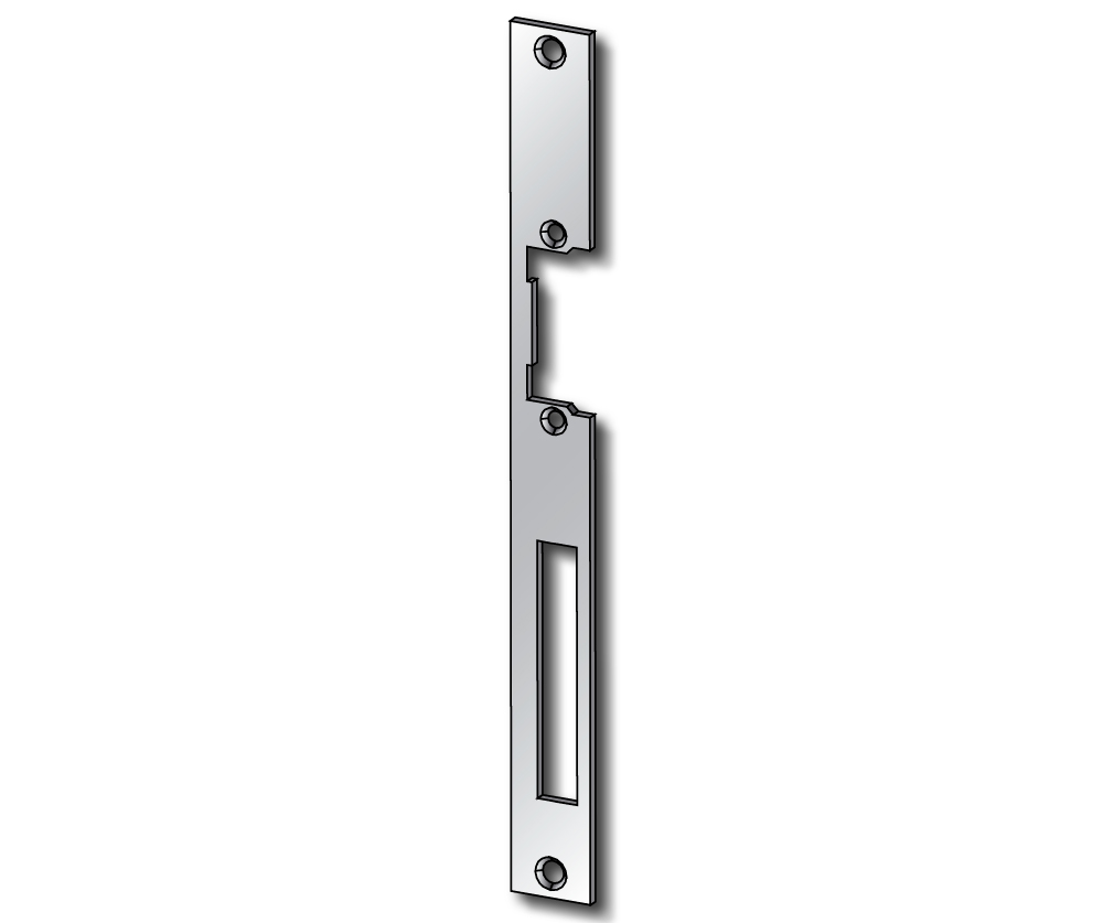 ASSA ABLOY Flachschließblech effeff für Türöffner 338, Stahl -------33840-01