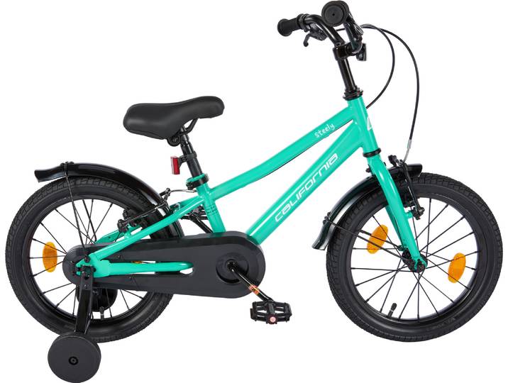 California Kindervelo Steely 16 türkis