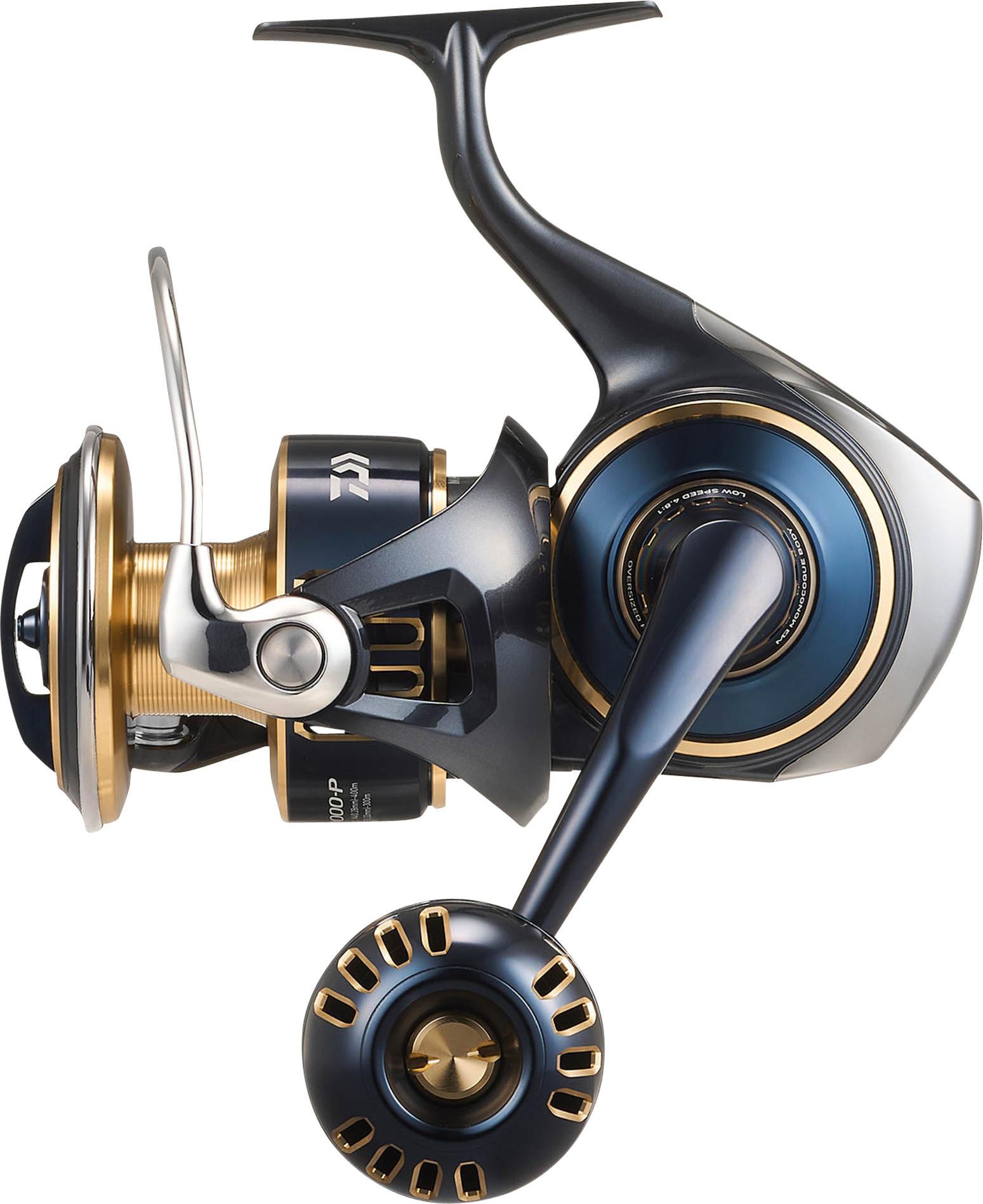 DAIWA 25 Saltiga, 25000-P, Beidhändig, Meeres Spinning Angelrolle, Frontbremse, 10313-250