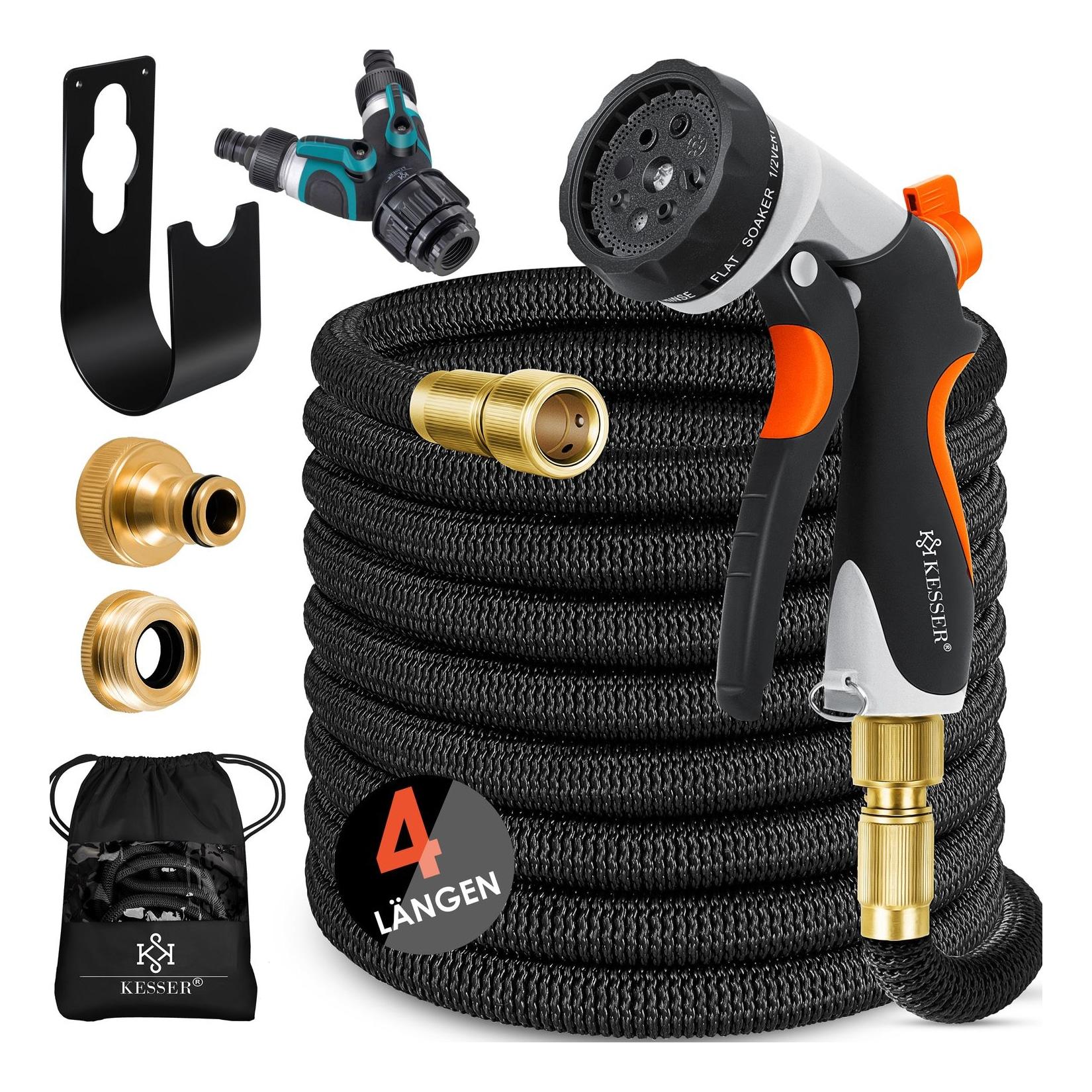 KESSER® Premium Gartenschlauch Flexibler Wasserschlauch dehnbarer Flexischlauch