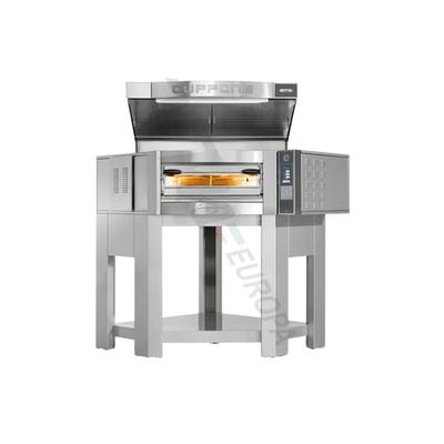 Cuppone Caravaggio Pizzaofen für 4 Pizzen Ø35cm 1 Kammer Touch-Display - CR535/1TS: ohne Untergestell / Haube
