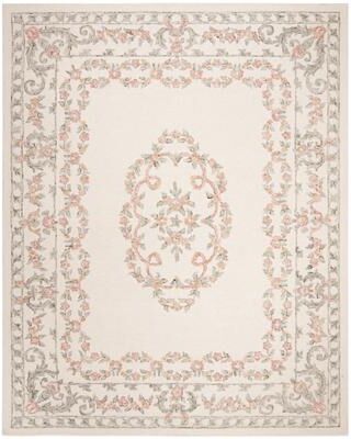 SAFAVIEH Handmade Aubusson Kattie Traditional Oriental Wool Rug