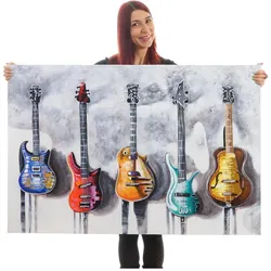 MCW, Bilder, Wandbild Gitarren (120 x 80 cm)