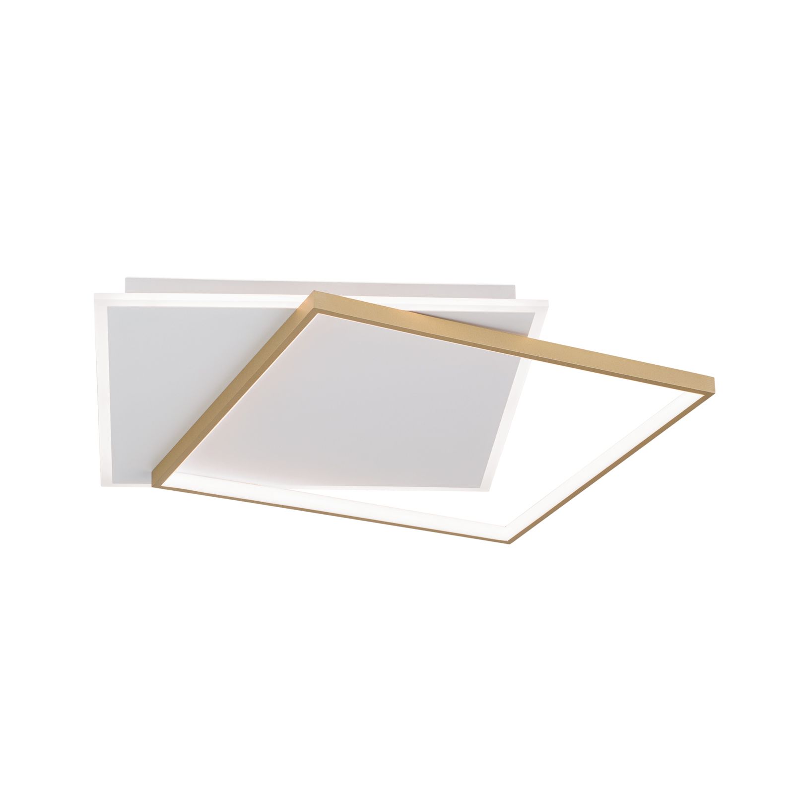 Orion Leuchten LED-Deckenleuchte EMANUEL 50x60cm weiß-gold DL 7-692 weiß-gold 9003090274291