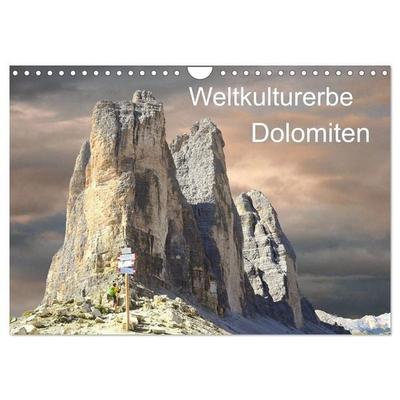 Weltkulturerbe Dolomiten Süd Tirol (Wandkalender 2026 DIN A4 quer), CALVENDO Monatskalender