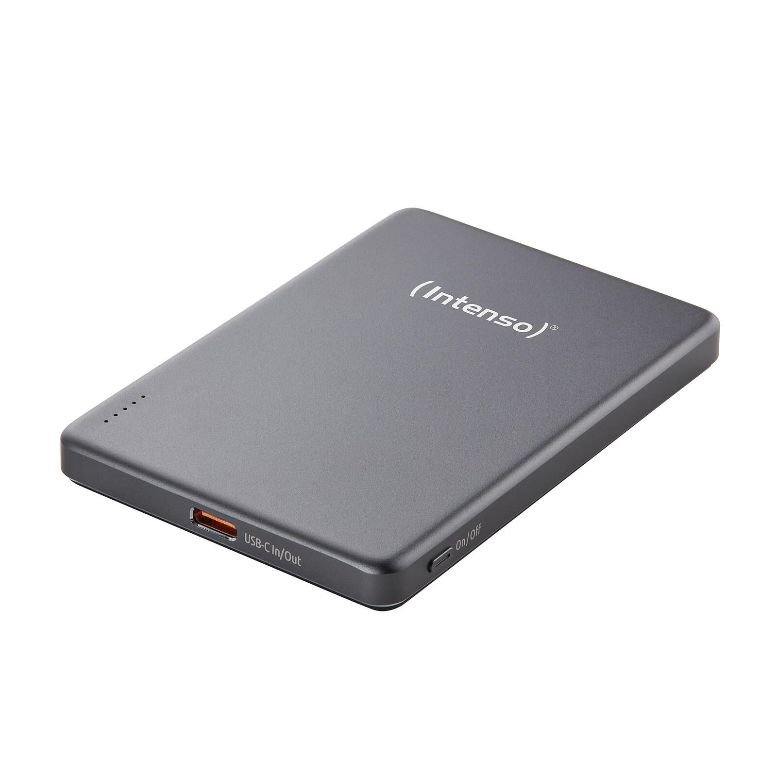 Intenso MW5000 magnetische kabellose Powerbank - Grau 7344024