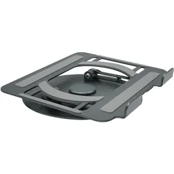 Vision Turntable Laptop Stand Gunmetal, Notebook Ständer, Silber, Grau