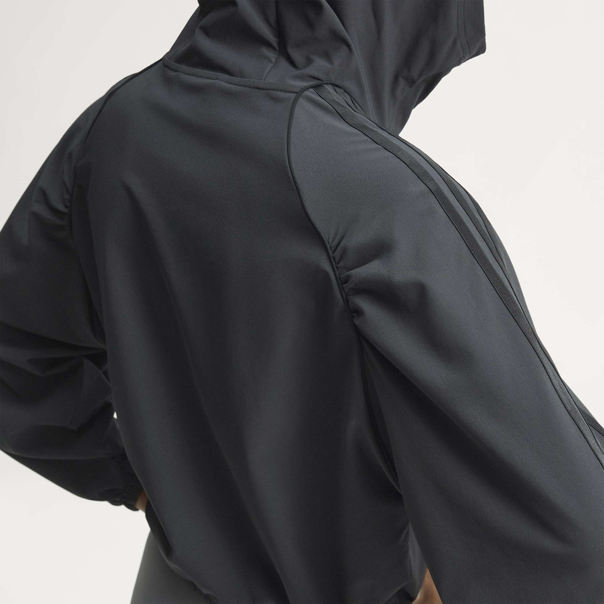 Sweatshirt ADIDAS PERFORMANCE "ADIDAS ORIGINALS SPORT COVERUP", Damen, Gr. L, schwarz, Obermaterial: 87% Polyester, 13% Elasthan, normal, Rundhals, angesetztes Bündchen, Sweatshirts Sweatshirt, locker geschnittene Half-Zip Trainingsjacke schwarz L