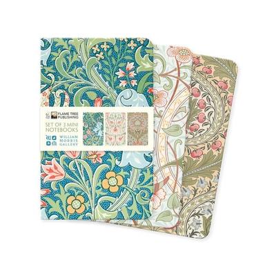 Dreier Set Mini-Notizbücher: William Morris Gallerie, Nonbook von Flame Tree Publishing, Brown Trout-Auslieferer Flechsig, 978-1-83562-563-7