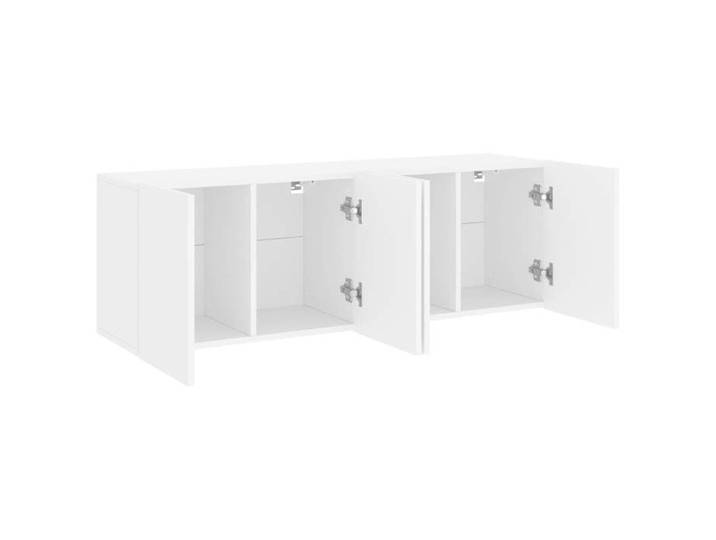 Elégant Cabinet Télé de Salon Blanc - Meubles TV muraux 2 pcs blanc 60x30x41cm PRO9642353963474