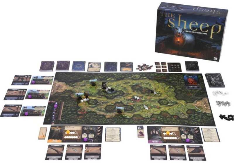 The Sheep Cooperative Comedy-Horror Board Game for 2-4 Players by Zero Strategy Games