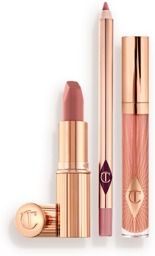 Pillow Talk Collagen Glow Lip Kit - Lip Kit Charlotte Tilbury 11307 Pillow Talk Collagen Glow Lip Kit Size:
