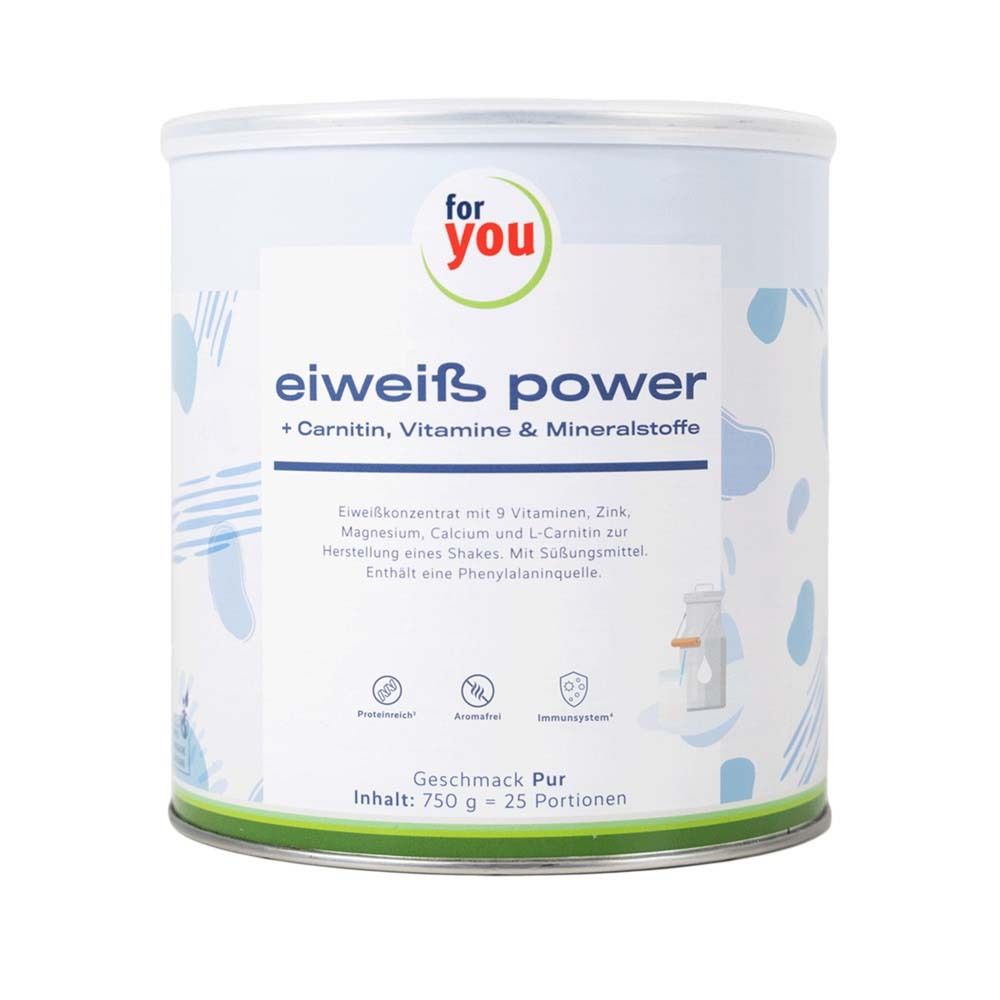 FOR YOU eiweiß power pur Pulver 750 g