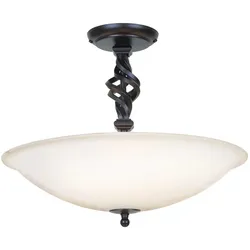 Elstead Lighting, Deckenleuchte, Pembroke Deckenleuchte E14 3-fach Schwarz, Made in UK (E14)