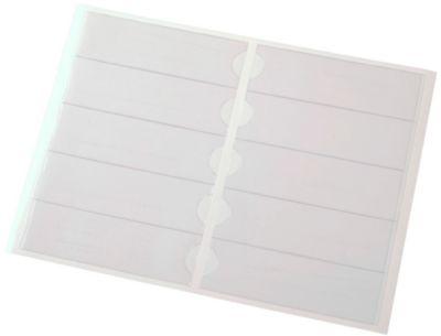 Transparenttasche, selbstklebend, Ordnerrücken schmal, 100 Stk.