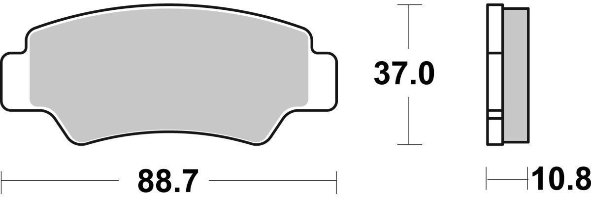 Bremsbelagsatz BREMBO 07KS09SD