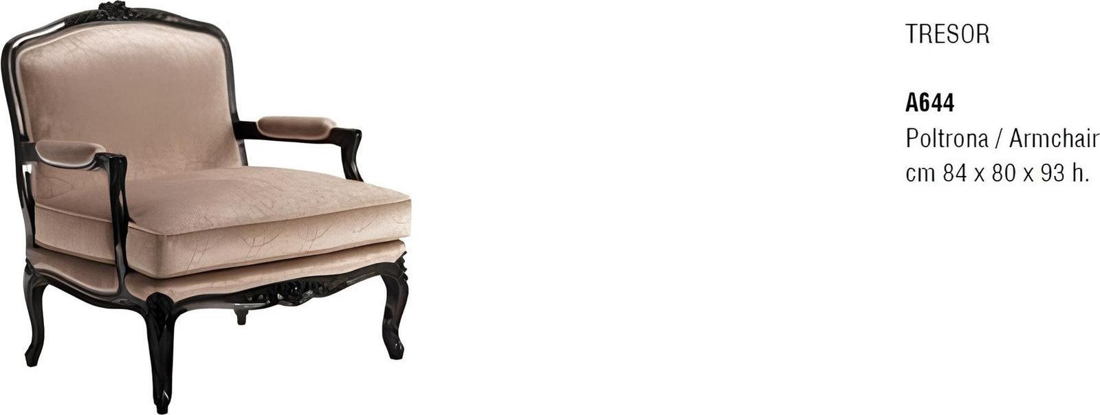 Luxe Art Deco Design Fauteuil voor de Woonkamer in Textiel