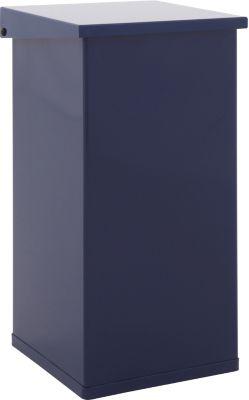 Dutch Design Mülleimer Carro-Lift, feuerfest, Hebedeckel, Dämpfersystem, B 300 x T 300 x H 600 mm, 55 l, blau