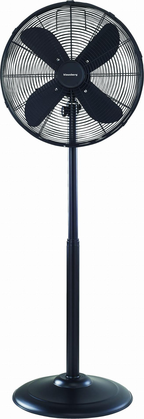 Klausberg KB-7860 Standaardventilator, 40 cm, 50W, zwart, metaal
