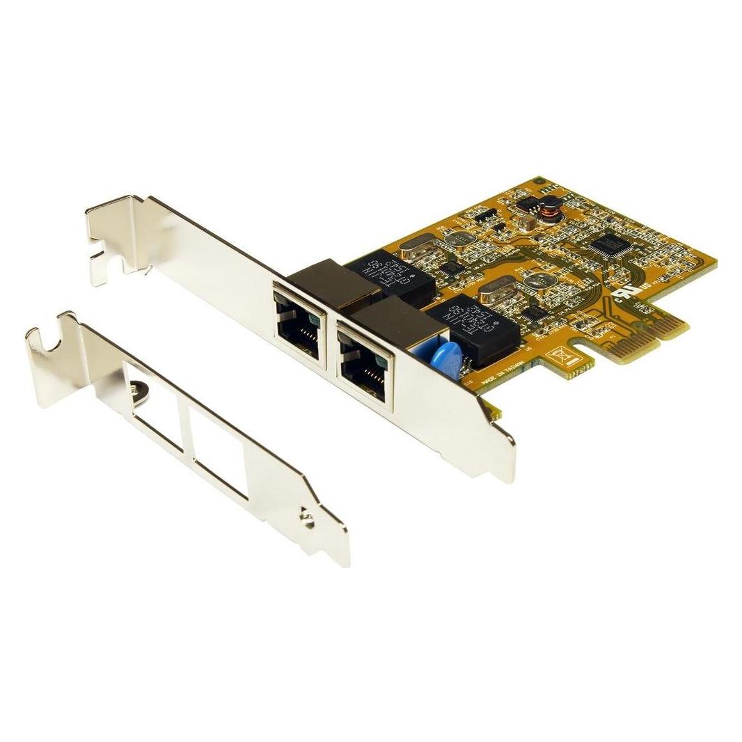 Exsys EX-6072-4k, Dual Ethernet Karte (PCI-E x1) (EX-6072-4K)