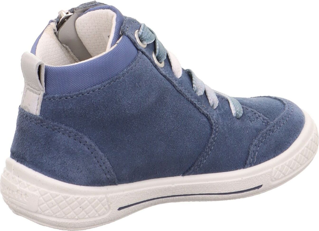 Legero Stiefelette Leder \ TENSY BLAU VELOUR/EFFEKTLEDER/TEXTIL Kinderschuhe