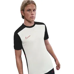 NIKE Academy Dri-FIT Fußball kurzarm Trainingsshirt Herren 133 - sail/black/university red/university red M