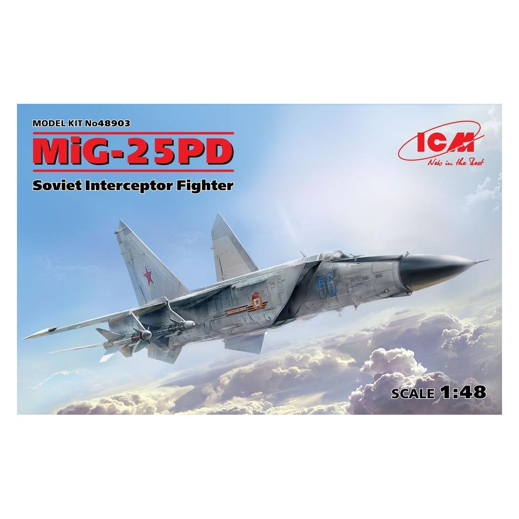 ICM MiG-25 PD, Soviet Interceptor Fighter (48903)