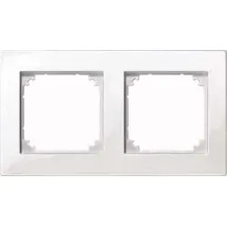 Merten M-PLAN-Rahmen 2 fach pws/gl 515219