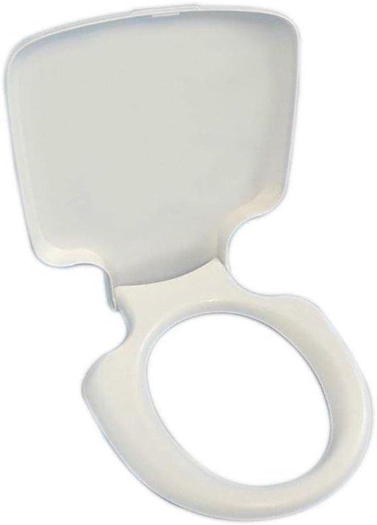 Famanu Toilettensitz und Deckel - Hochwertiges, langlebiges Kunststoff - 45x38 cm - Weiß
