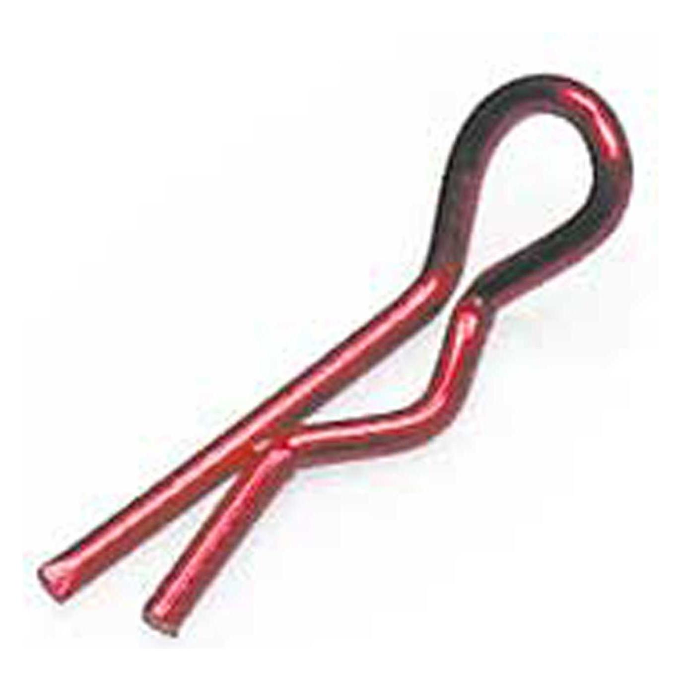Robitronic karosserieclips metallic rot (10 stk.) splinte (RS016R)