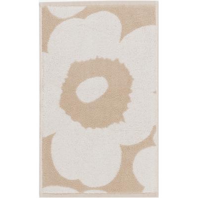 Gästehandtuch MARIMEKKO "UNIKKO", beige,weiß, B:30cm L:50cm, Frottee, Obermaterial: 100% Baumwolle, Handtücher, 100% Baumwolle, angenehm weich, 30 x 50 cm
