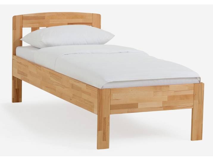 Holzbett massiv Jasmine , Kernbuche geölt , verschiedene Größen