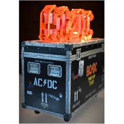Knucklebonz AC/DC Rock Ikonz On Tour Statue PWR UP Tour Road Case