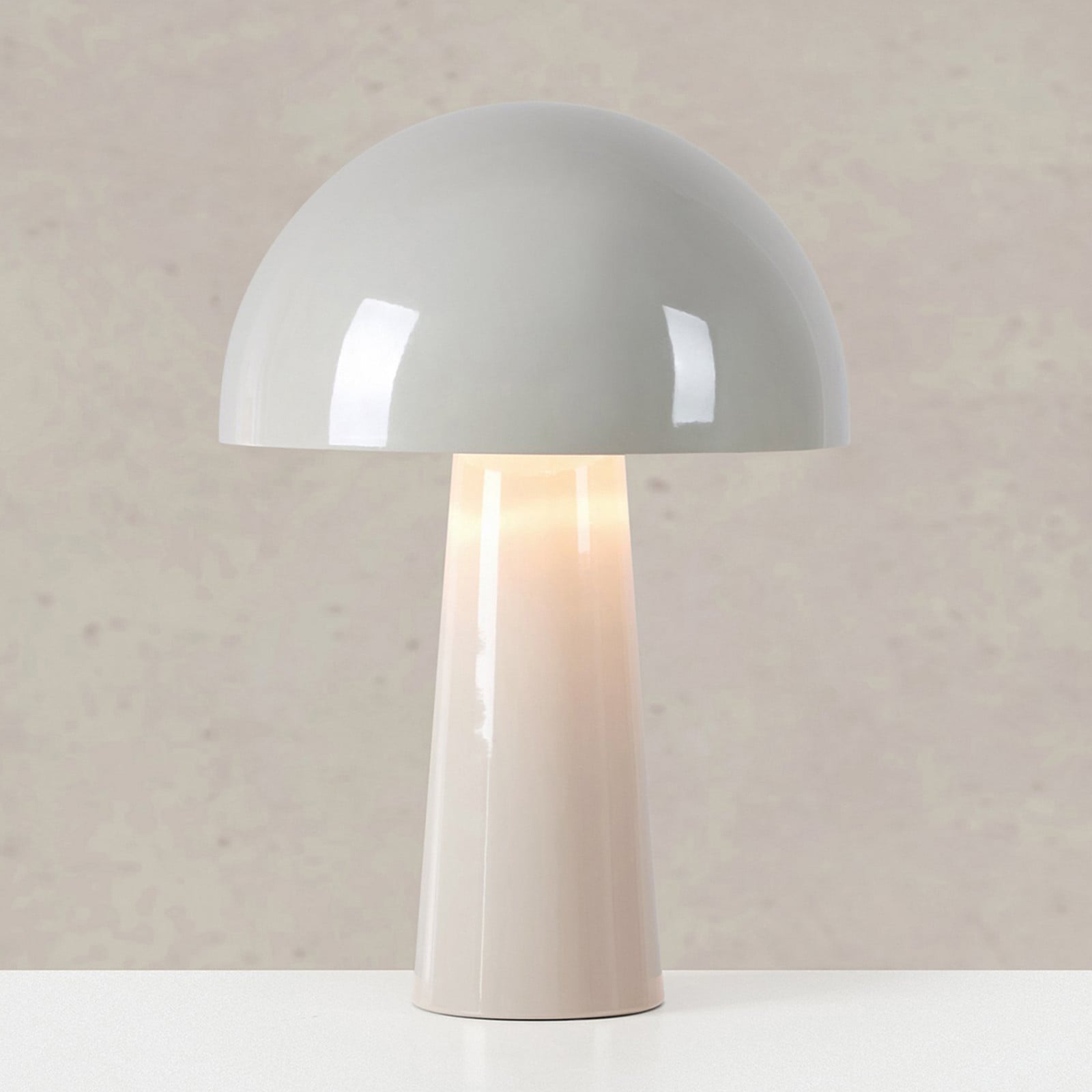 Markslöjd Tafellamp Modern Beige/Grijs Metaal E14 H: 36 cm