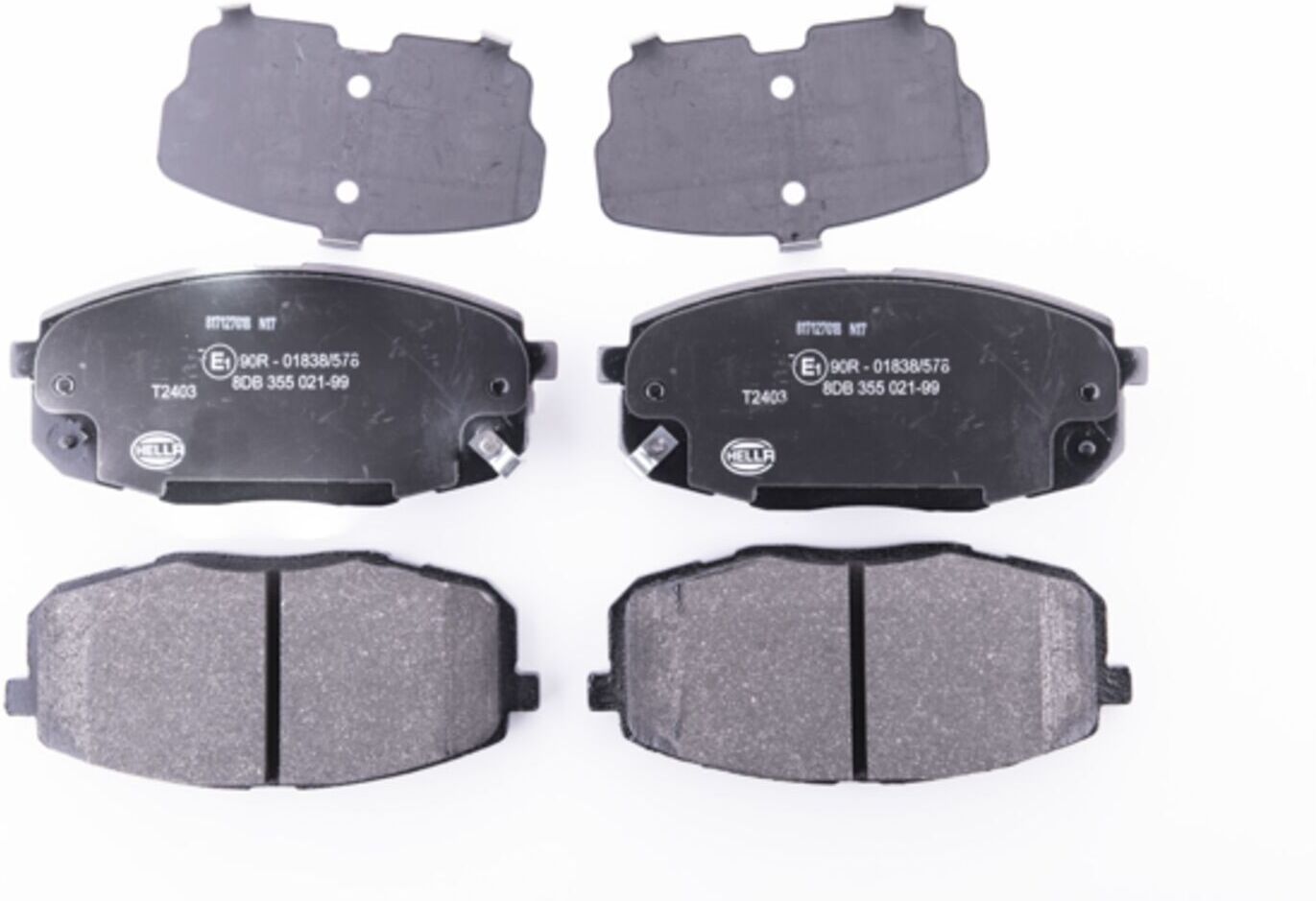 HELLA 8DB 355 021-991 Brake pad set