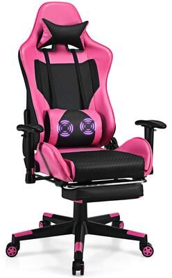 Gaming Chair Massage Office Chair Computer Gaming Racing Chair