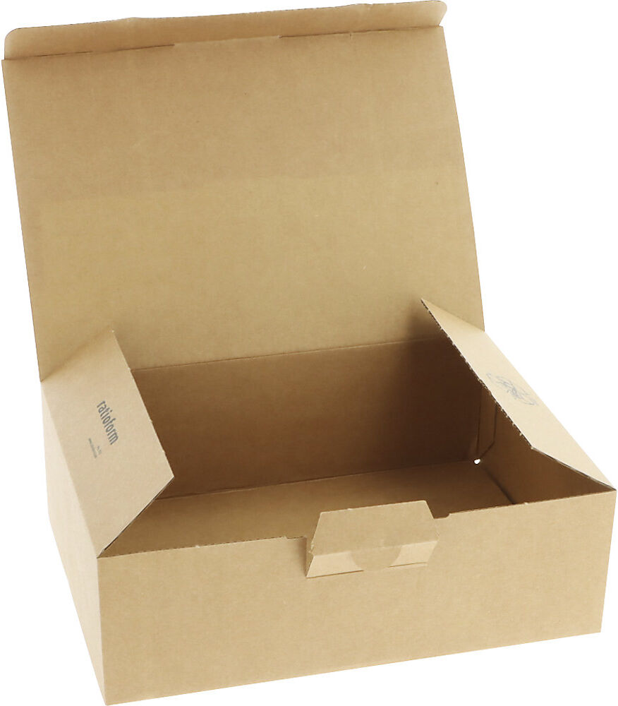 Blitzbox braun, 1-wellig, Innenmaße 155 x 110 x 110 mm, VE 20 Stk, ab 10 VE ratioform