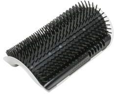 Uplift Picks Self Grooming Cat Scratcher Brush Wall Mounted Pet Hair Remover And Massager black