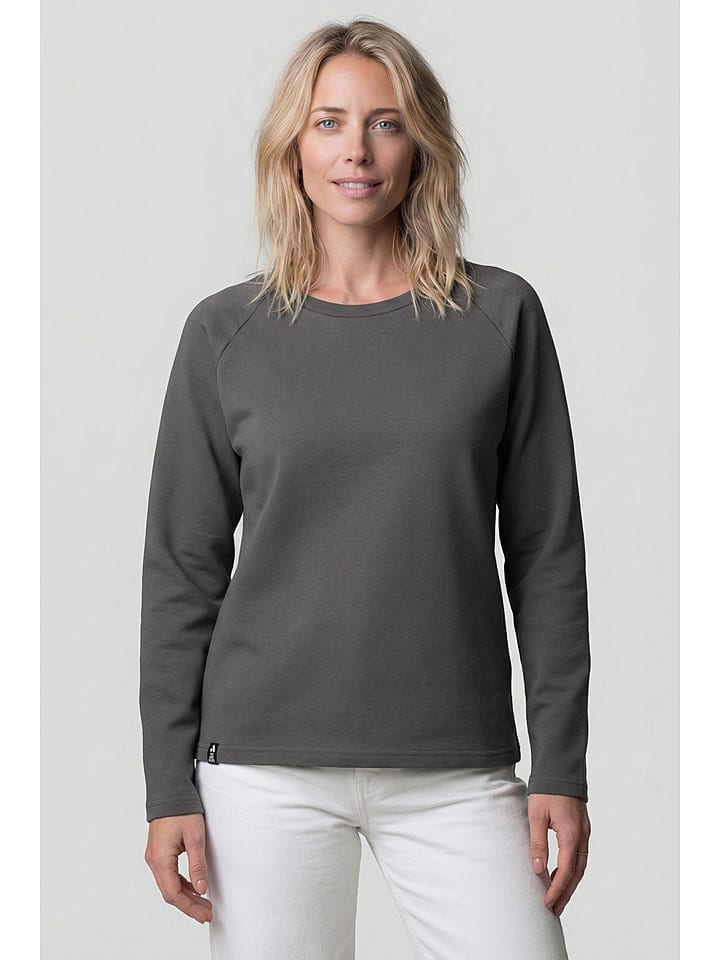 alife and kickin Sweatshirt "Marcia" in Anthrazit - S