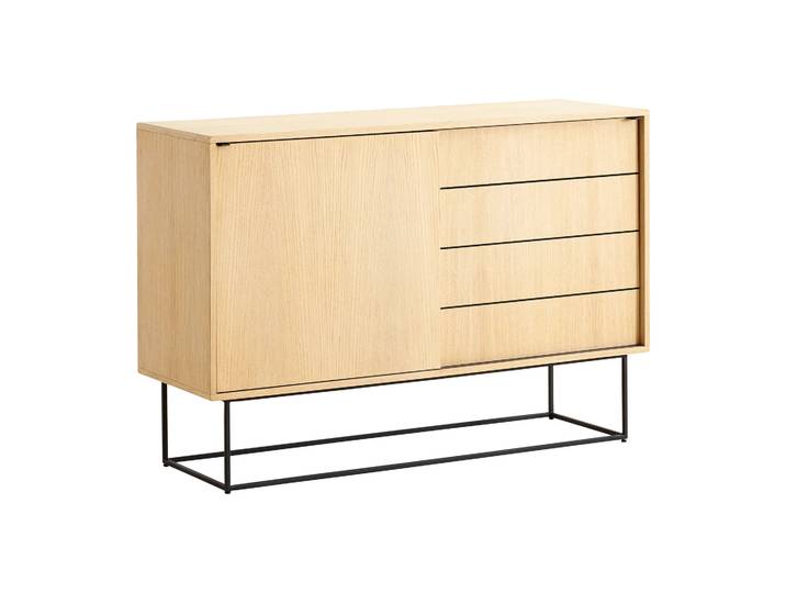 Woud Table d appoint Virka, hauteur 120 cm Chêne'