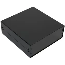 RS PRO Aluminium Alu-Gehäuse Schwarz Aussenmass 260 (Gehäuse), Elektronikzubehör + Gehäuse, Schwarz