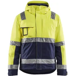 Blakläder,  Warnschutz Winterjacke, gelb / marineblau, Unisex-Grösse: XL (XL)