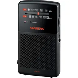 Sangean SR-35 - Radio - Schwarz (FM), Radio, Schwarz