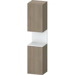 Duravit Collection One Hochschrank, Türanschlag links, 400x360x1760mm, Nische Weiß Matt, QA1346L18350010, Farbe: Eiche Terra/mit Nischenbeleuchtung