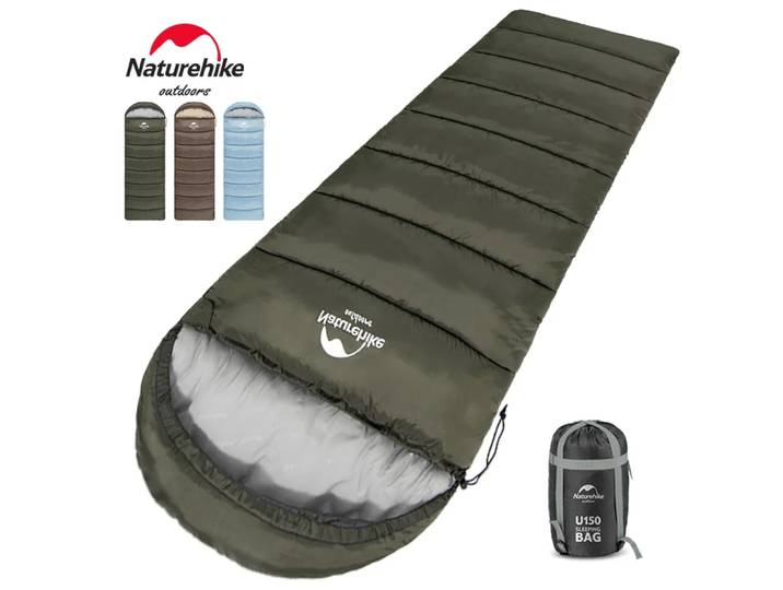 Natureifa-Sac de couchage de camping ultraléger, portable, patchwork, coton, extérieur, voyage, couette, hiver
