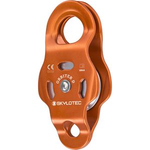 Skylotec Umlenkrolle ORBITER D, H-6078-200, aus Aluminium, 1632 kg Tragkraft, Rolle mit Öse, für Seil Ø bis 13 mm