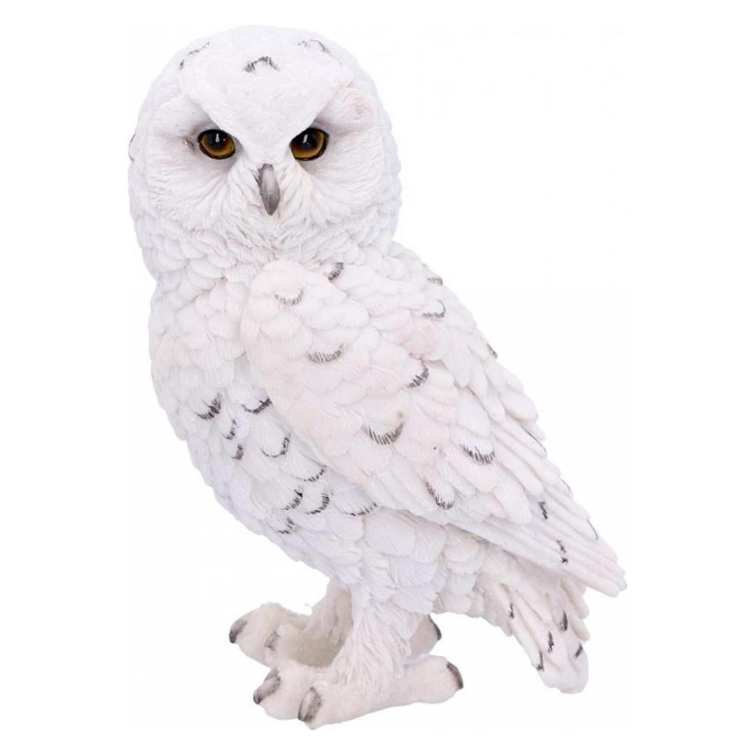 Nemesis Now Figurine d'ornement Grand hibou blanc (Petit) 13.3cm (37001119)