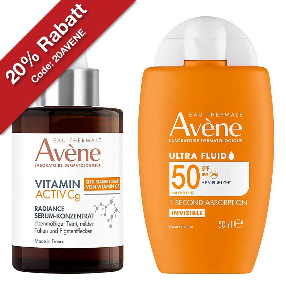 Avène Fluid Invisible LSF 50 + VITAMIN ACTIV Cg Radiance Serum 08105099