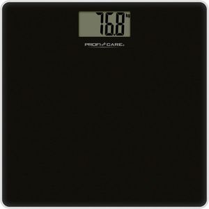 Proficare Personenwaage PC-PW 3122, schwarz, digital mit LCD-Anzeige, bis 180 kg