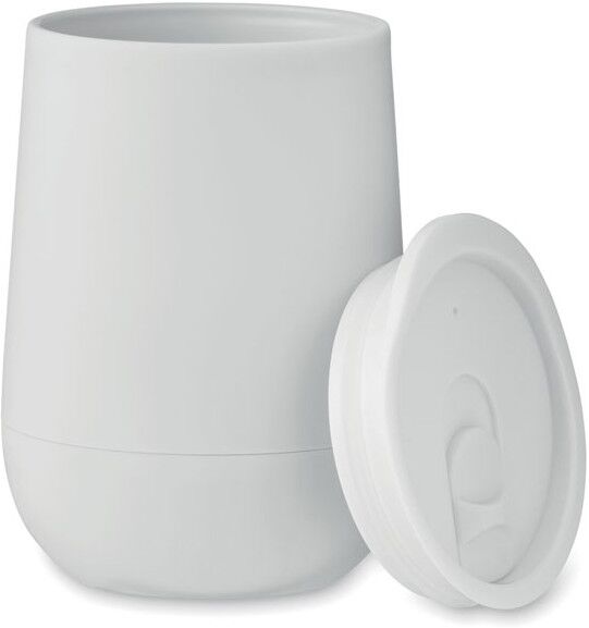 Gobelet double paroi 300 ml GO blanc